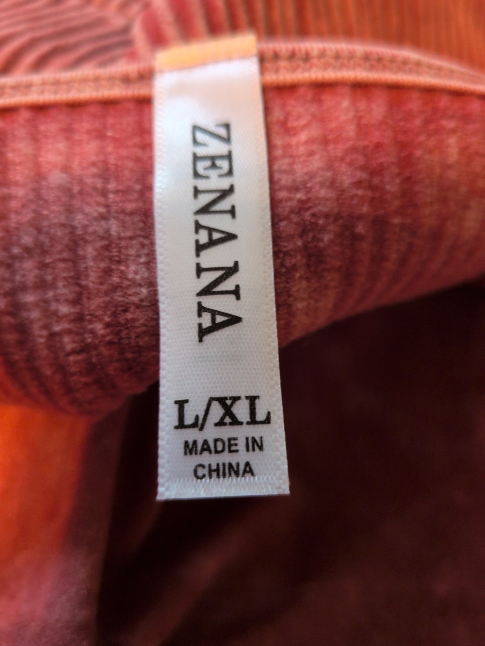 NWT Zenana Outfitters Ribbed V-Neck Cropped Tank - Rust - Picture 6 of 7